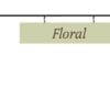 Traditional Collection's aisle pendants for aisle navigation kit with 44 double-sided that are digitally printed on 3 mil PVC