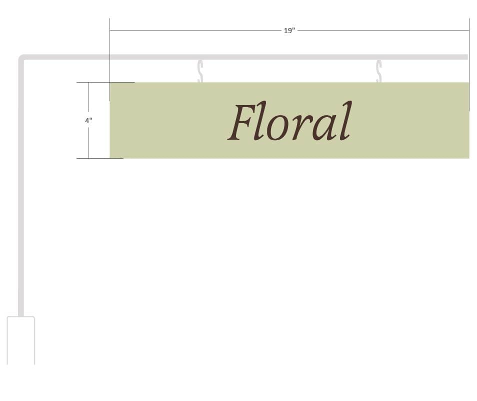 Aisle Outrigger Pendants (Traditional) Shop2It Retail - Aisle Outrigger Pendants (Traditional)