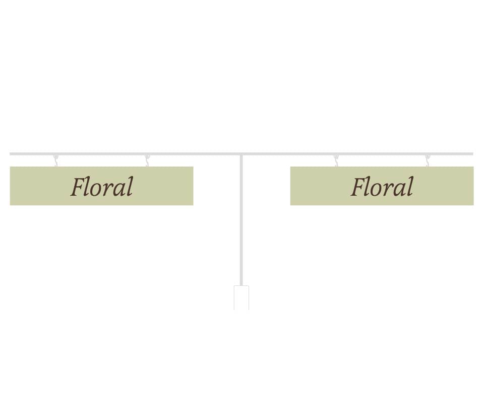 Aisle Outrigger Pendants (Traditional) Shop2It Retail - Aisle Outrigger Pendants (Traditional)