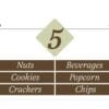 Traditional Collection's double-sided hanging aisle marker sign has dimensional printed text that stands .25" off the sign.
