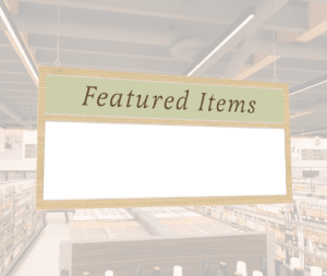Traditional Collection's hanging promotional sign that holds either a dry erase board or flip pad insert with a custom header