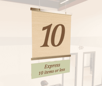 Checkstand Sign (Traditional) - Express