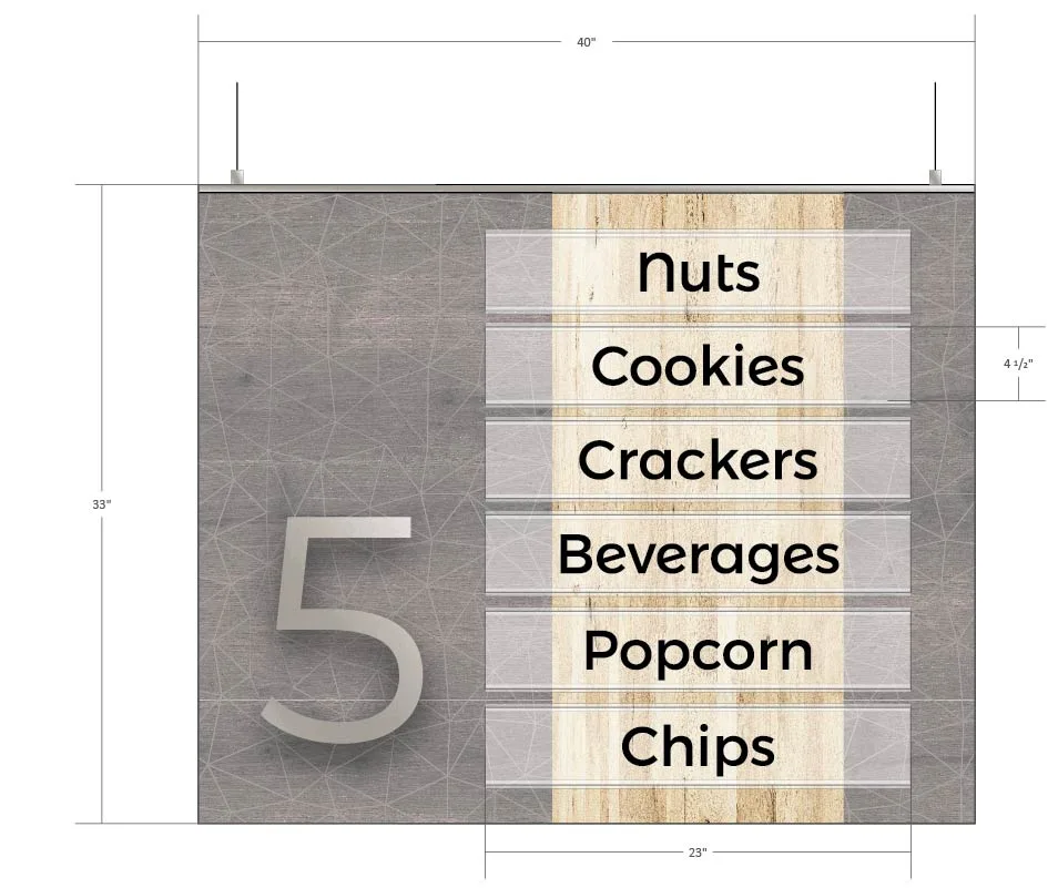 Aisle Marker (Modern) Shop2It Retail - Aisle Marker (Modern)