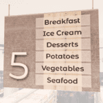 Modern Collection grocery store décor layout with aisle marker and aisle marker inserts (sold separately) highlighted.