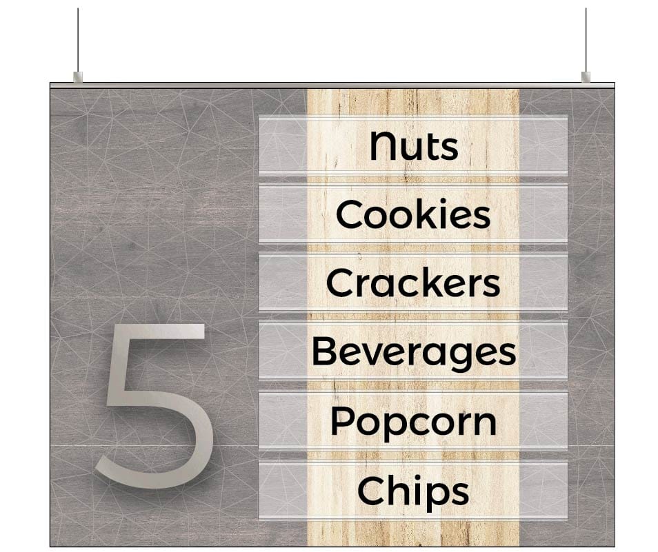 Aisle Marker Inserts (Modern) - Full Library Shop2It Retail - Aisle Marker Inserts (Modern) - Full Library