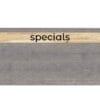 Modern collection grocery store décor promotional sign with no insert and only the included header.