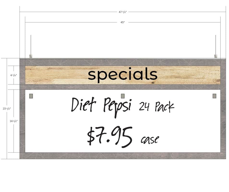 Promo Sign (Modern) Shop2It Retail - Promo Sign (Modern)