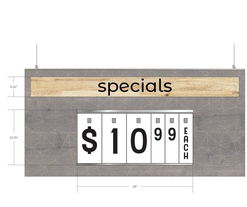 Promo Sign (Modern) Shop2It Retail - Promo Sign (Modern)