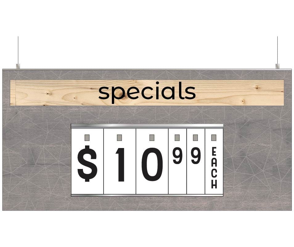 Promo Sign (Modern) Shop2It Retail - Promo Sign (Modern)