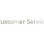 Modern collection wall copy dimensional letters for Customer Service department wayfinding. Aluminum face with finished edge