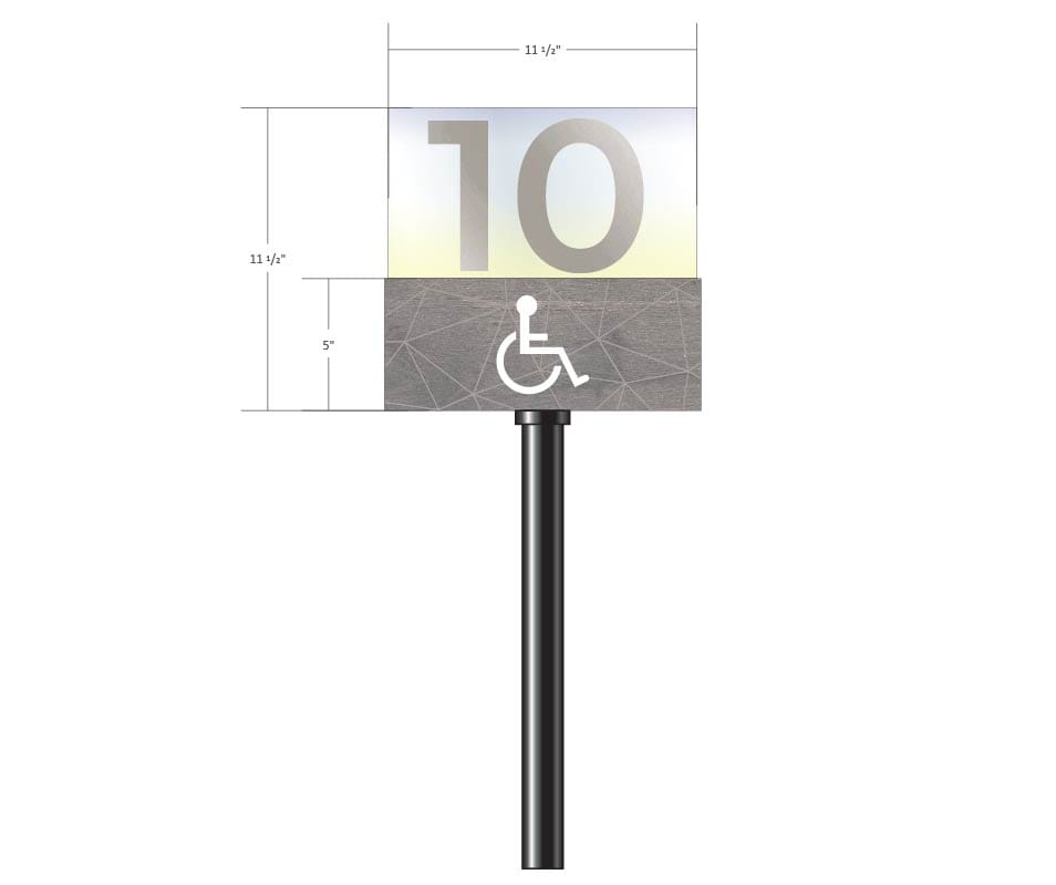 Checkstand Light Cube (Modern) - ADA Shop2It Retail - Checkstand Light Cube (Modern) - ADA
