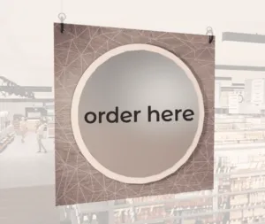 Shop2It Retail - Department Sign, Hanging (Modern) - Small, Order Here