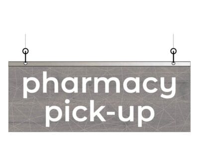 Department Sign, Hanging (Modern) - Small, Pharmacy Pick-up - Image 3