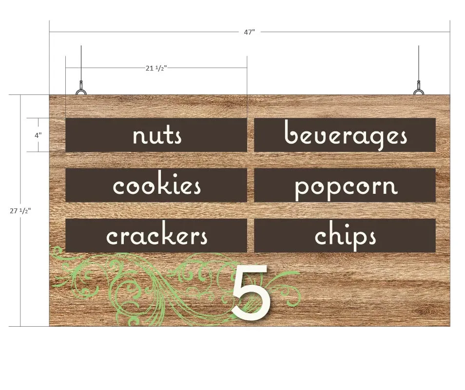 Aisle Marker (Natural) Shop2It Retail - Aisle Marker (Natural)