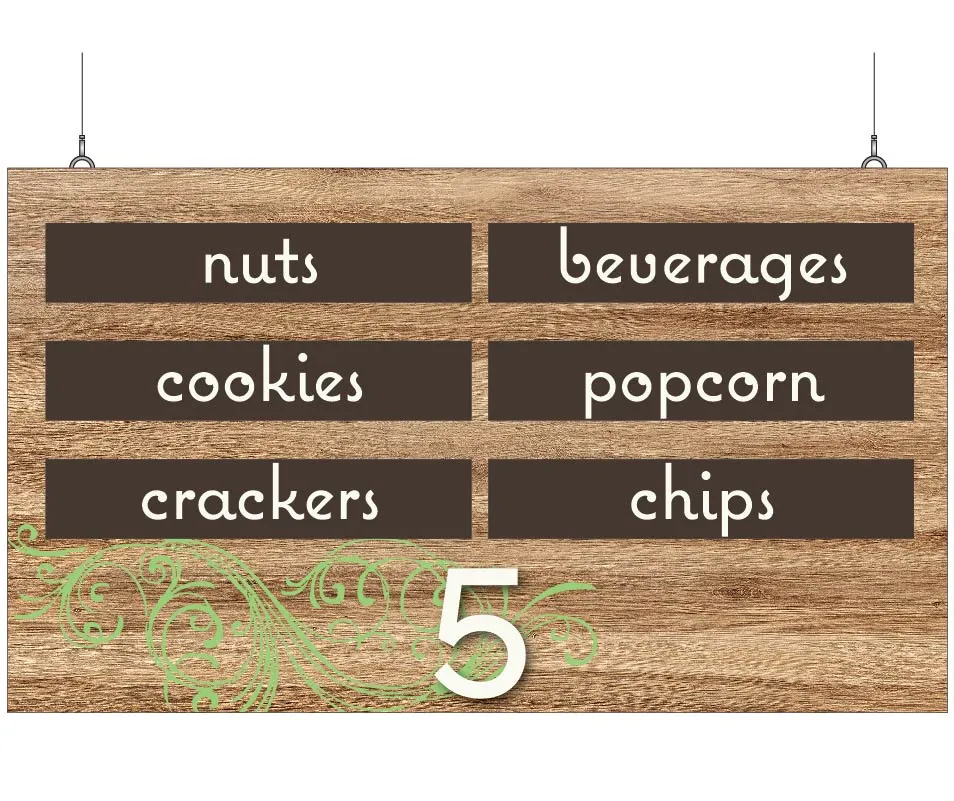 Aisle Marker (Natural) Shop2It Retail - Aisle Marker (Natural)