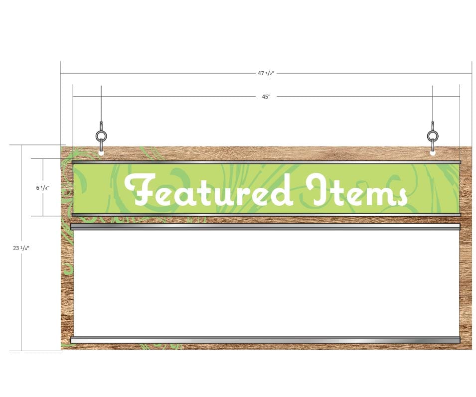 Promo Sign (Natural) Shop2It Retail - Promo Sign (Natural)
