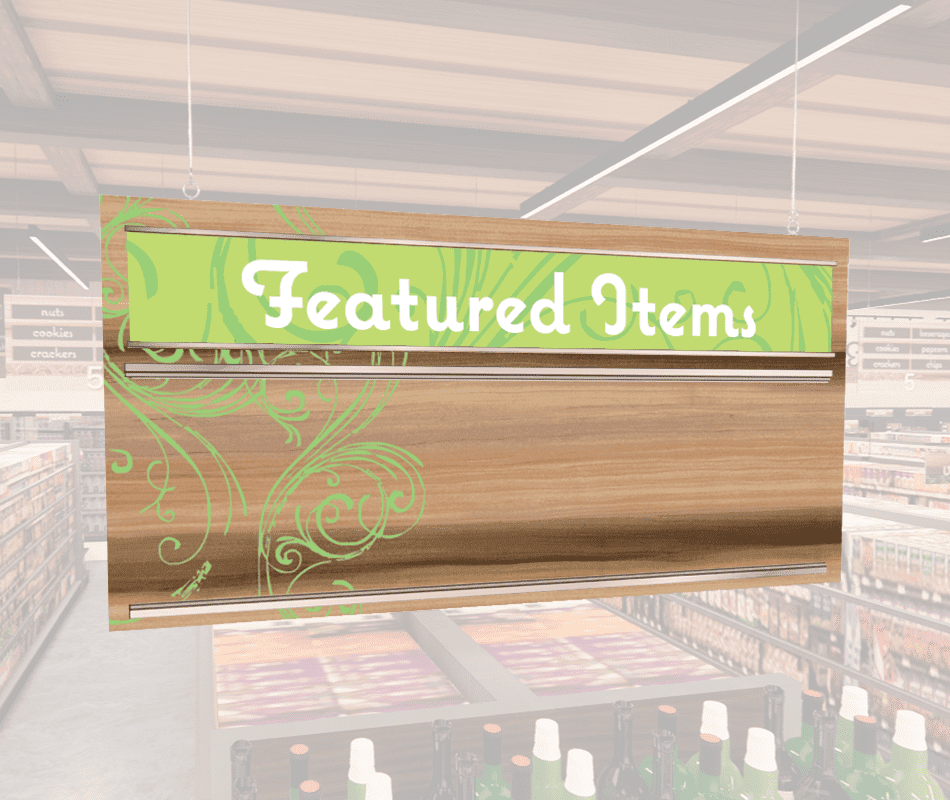 Promo Sign (Natural) Shop2It Retail - Promo Sign (Natural)