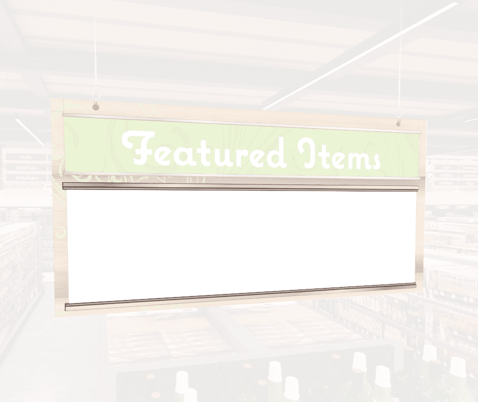 Promo Sign Insert (Natural) - Dry Erase Board Shop2It Retail - Promo Sign Insert (Natural) - Dry Erase Board
