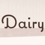 Natural collection wall copy dimensional letters for Dairy department wayfinding. Brown pained finish on face and sides.