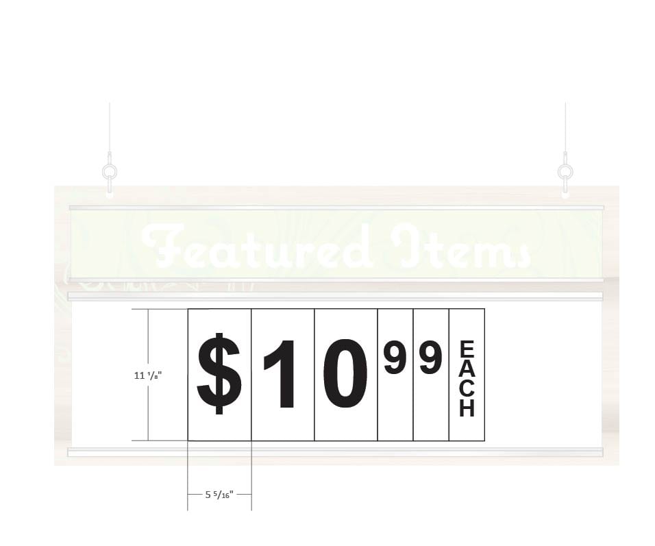 Promo Sign Insert (Natural) - Flip Pad Shop2It Retail - Promo Sign Insert (Natural) - Flip Pad