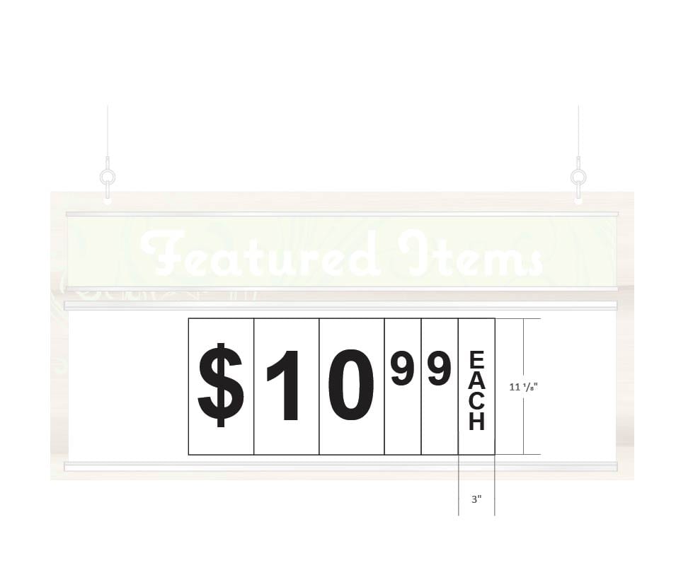 Promo Sign Insert (Natural) - Flip Pad Shop2It Retail - Promo Sign Insert (Natural) - Flip Pad