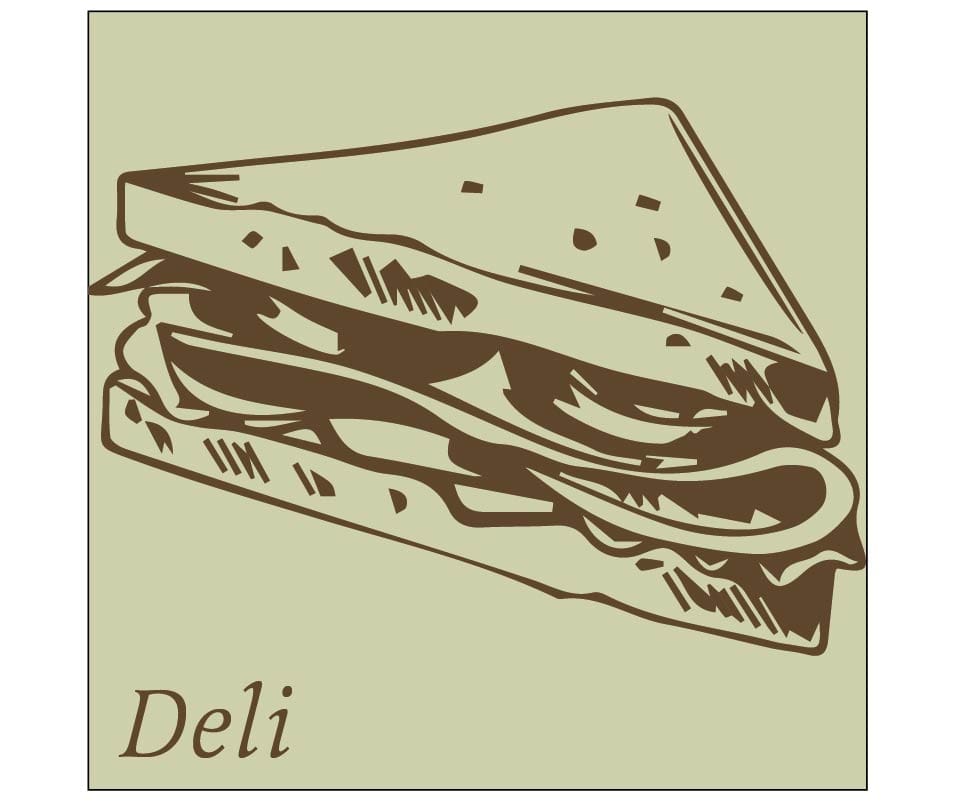 Department Sign, Wall Graphics (Traditional) - Deli Shop2It Retail - Department Sign, Wall Graphics (Traditional) - Deli