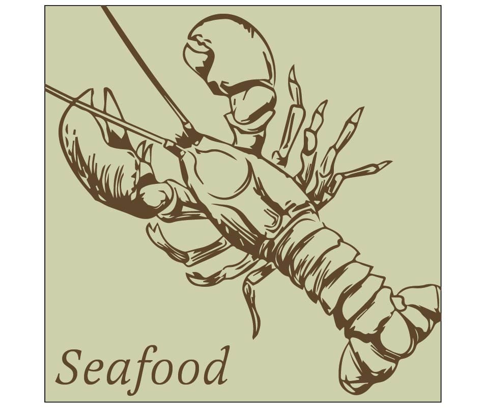 Department Sign, Wall Graphics (Traditional) - Seafood Shop2It Retail - Department Sign, Wall Graphics (Traditional) - Seafood