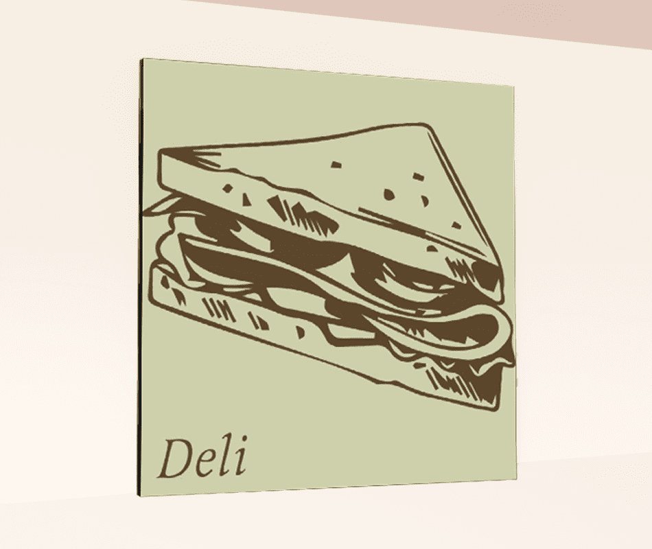 Department Sign, Wall Graphics (Traditional) - Deli Shop2It Retail - Department Sign, Wall Graphics (Traditional) - Deli