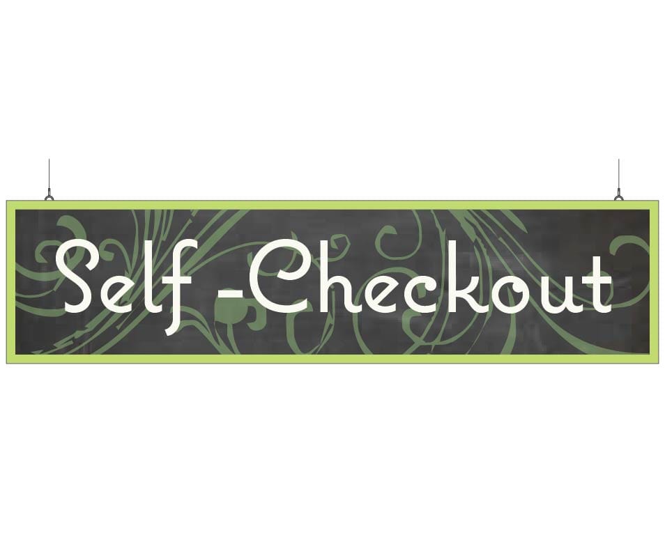 Shop2It Retail - Self-Checkout Sign (Natural)