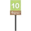 Natural Collection's checkstand cube for the Express Lane with text "10 items or less," & "express," on the left/right side.