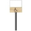 Traditional Collection's checkstand cube for ADA Lane with the right and left sides of the check stand cube left blank.