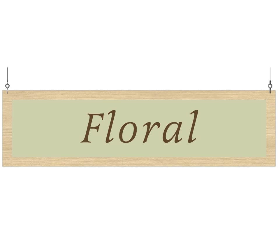 Department Sign, Hanging (Traditional) - Floral Shop2It Retail - Department Sign, Hanging (Traditional) - Floral