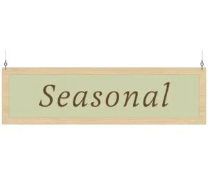 Shop2It Retail - Department Sign, Hanging (Traditional) - Seasonal