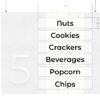 Modern Collection's 23" length x 4.5" height x .118" thick aisle marker inserts with digitally printed text of your choice.