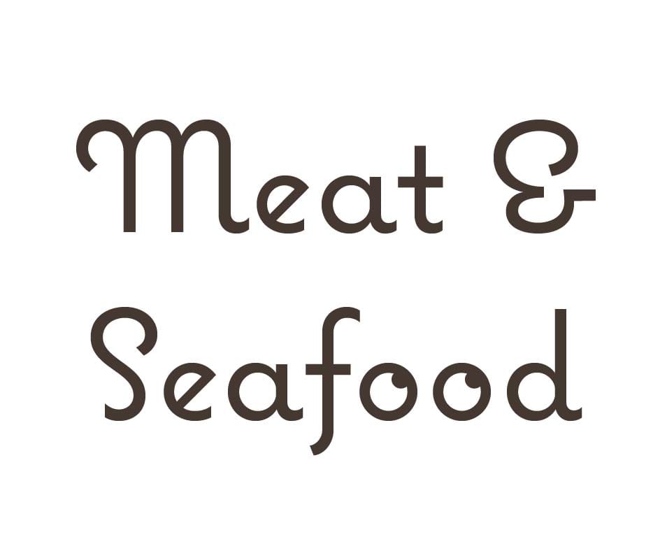Department Sign, Wall Copy (Natural) - Meat and Seafood Shop2It Retail - Department Sign, Wall Copy (Natural) - Meat and Seafood