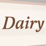 Traditional Collection's sign for the Dairy department that is wall mounted with dimensional wood letters & a painted finish