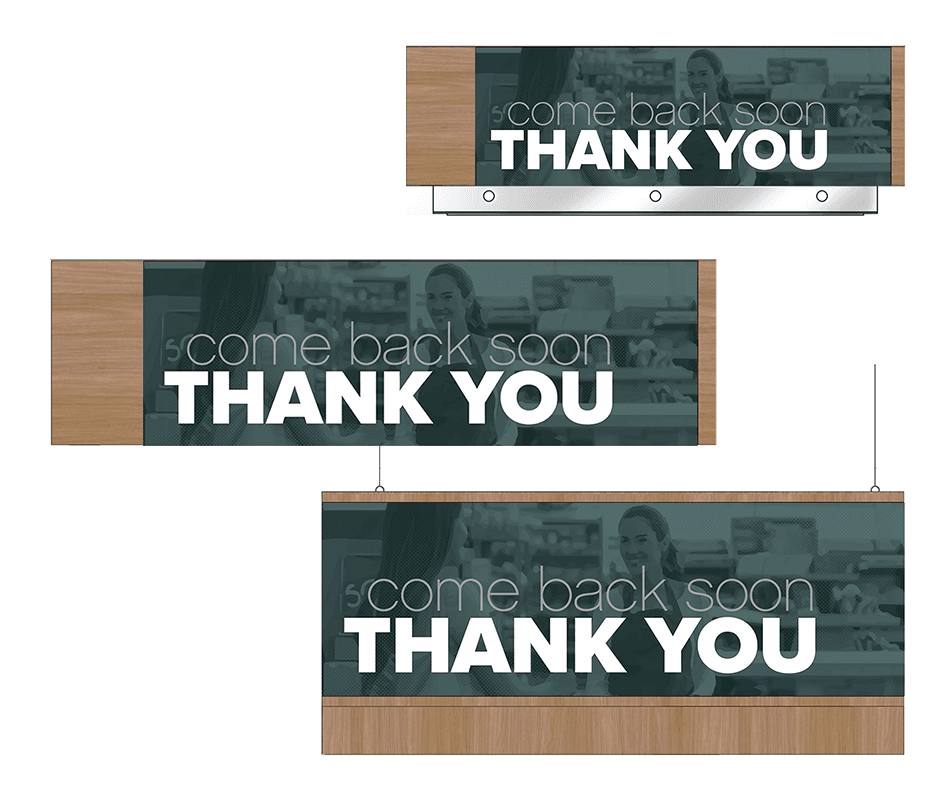 Convenience Store Sign (Contemporary) - Thank You Shop2It Retail - Convenience Store Sign (Contemporary) - Thank You