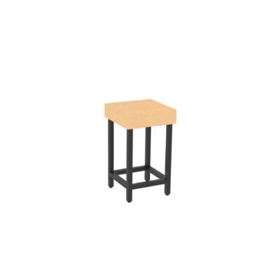Medium retail display stand from the Shop2It Retail Laney Collection. Shown here in the Blonde Maple finish option.