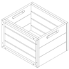 Decorative Crate - Metal Frame - Image 4