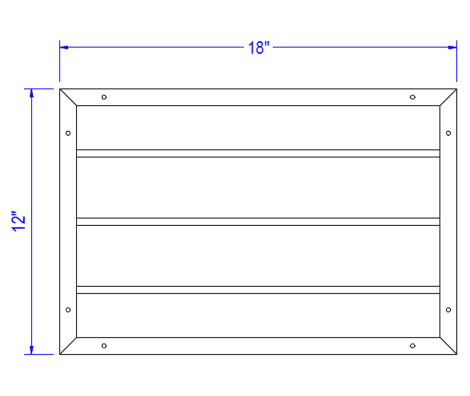 Decorative Crate - Metal Frame Shop2It Retail - Decorative Crate - Metal Frame