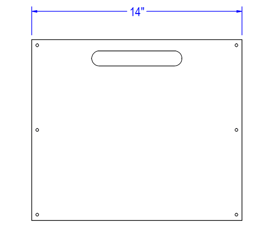 Decorative Crate - Metal Plate Shop2It Retail - Decorative Crate - Metal Plate