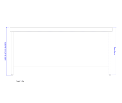 Tall Retail Nesting Table (Laney) - Double-width - Image 2