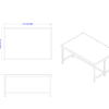 Tall Retail Nesting Table (Laney) - Double-width - Image 3