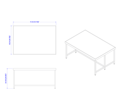 Tall Retail Nesting Table (Laney) - Double-width - Image 3