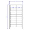 Bakery Bread Rack (Laney) - 5-Shelf - Image 4