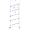 Bakery Bread Rack (Cooper) - 5-Shelf - Image 2