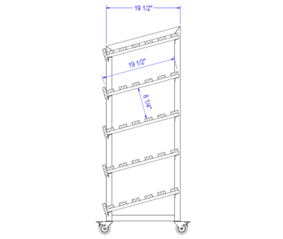 Bakery Bread Rack (Cooper) - 5-Shelf - Image 2