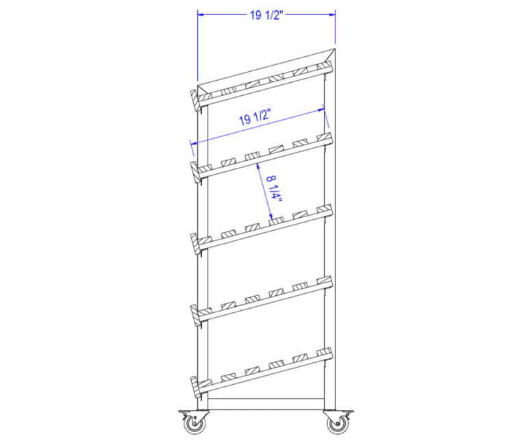 Bakery Bread Rack (Cooper) - 5-Shelf - Shop2It Retail