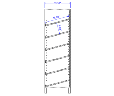 Bakery Bread Rack (Laney) - 6-Shelf - Image 3