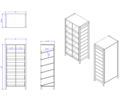 Bakery Bread Rack (Laney) - 6-Shelf - Image 6